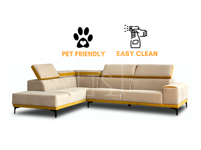 Pet friendly clearance sofa set